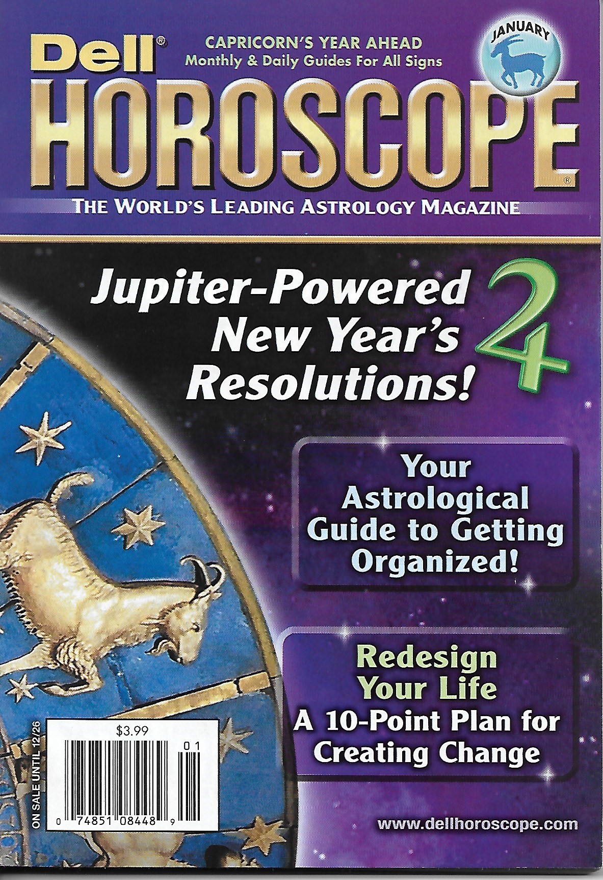 Picture of the Cover of Dell Horoscope Magazine, 10/2012 