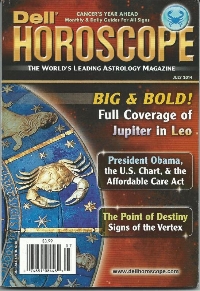 Picture of the Cover of Dell Horoscope Magazine, 10/2012 